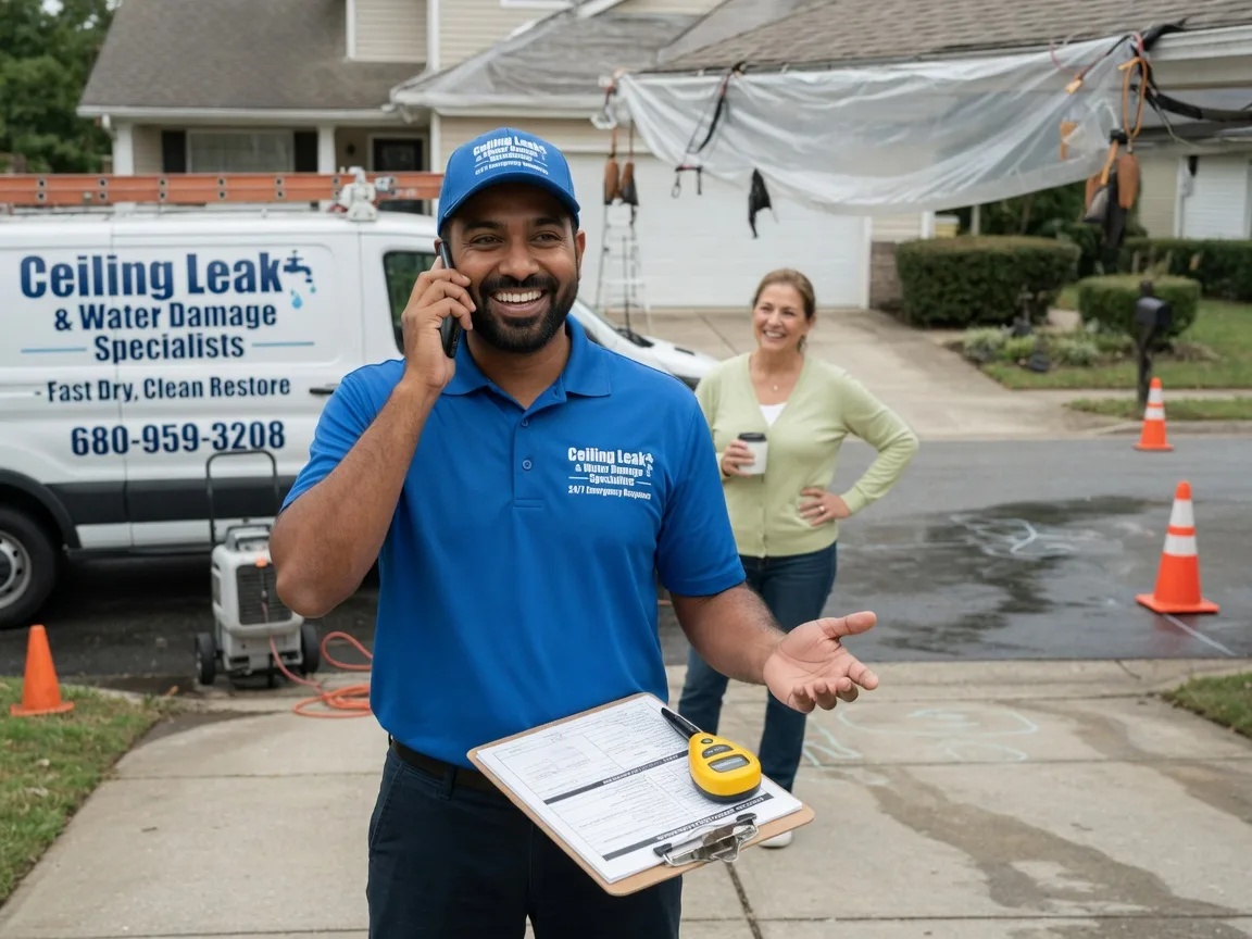 Ceiling Leak Cleanup Colorado City, AZ FAQs